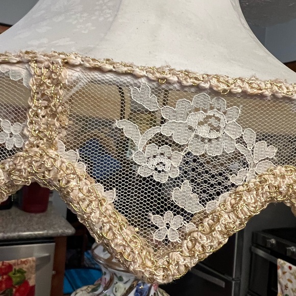 2 Monumental Capodimonte Italian porcelain lamps. Beautiful, rare and antique - Picture 4 of 9